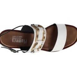 Sandales*Plumers Conny Becerro blanco